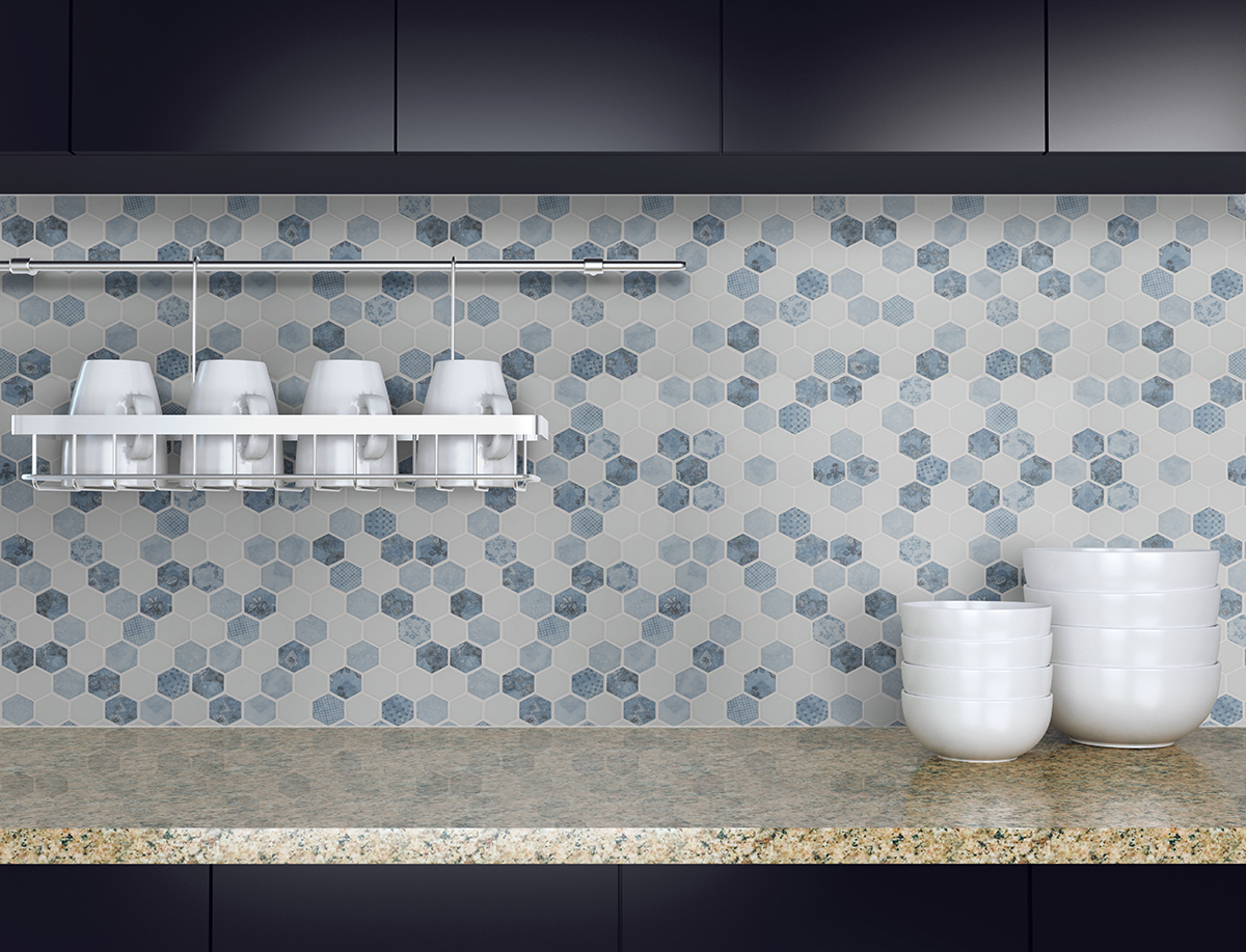 VISTA AZUL HEXAGON 6MM